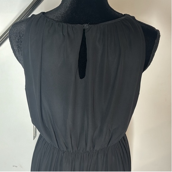 Black Hi-Lo CHARMING CHARLIE Sheer Dress, size M - Picture 9 of 11